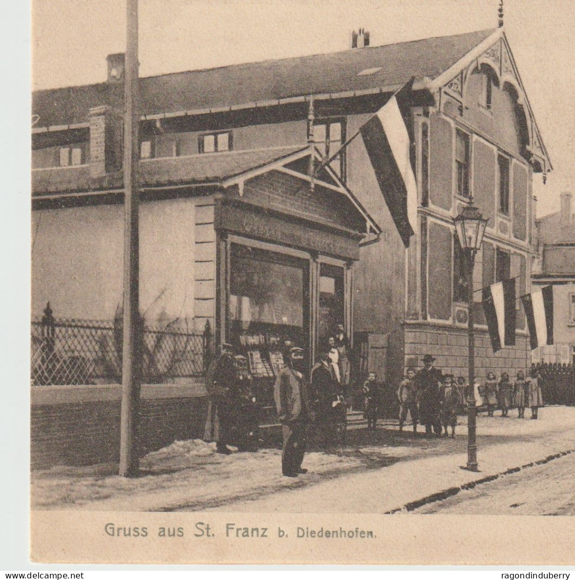 CPA - 57 - SAINT-FRANCOIS-Lès-THIONVILLE - Gruss Aus St Franz B. Diedenhofen - TRAMWAY - TRES RARE Nels N°73 Série 101 - - Thionville