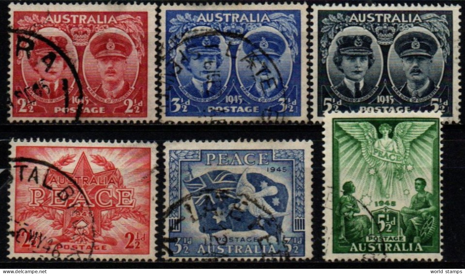 AUSTRALIE 1945-6 O - Used Stamps