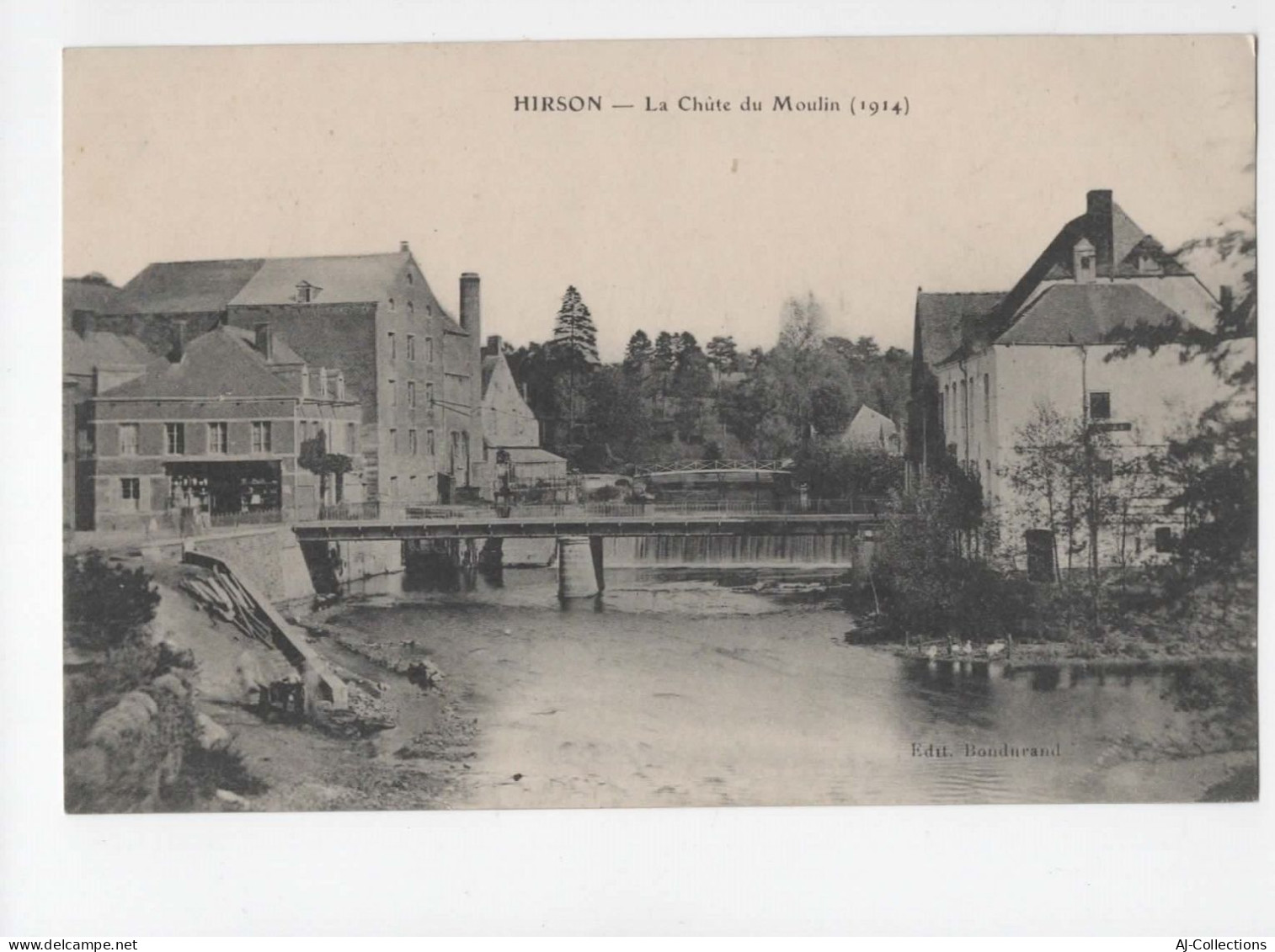 AJC - Hirson - La Chute Du Moulin ( 1914 ) - Hirson