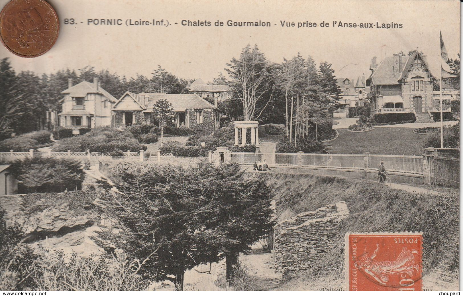 44 - Carte Postale Ancienne De  PORNIC   Chalets De Gourmalon - Pornic