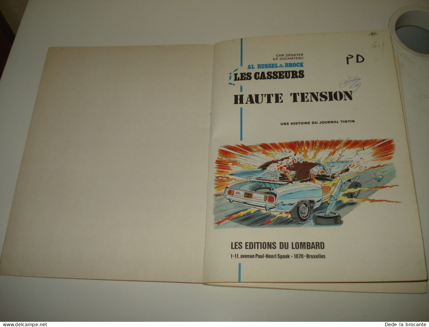 C55 (2)  / Les Casseurs N° 1 " Haute Tension " - E.O Belge De  1977 - Autres & Non Classés