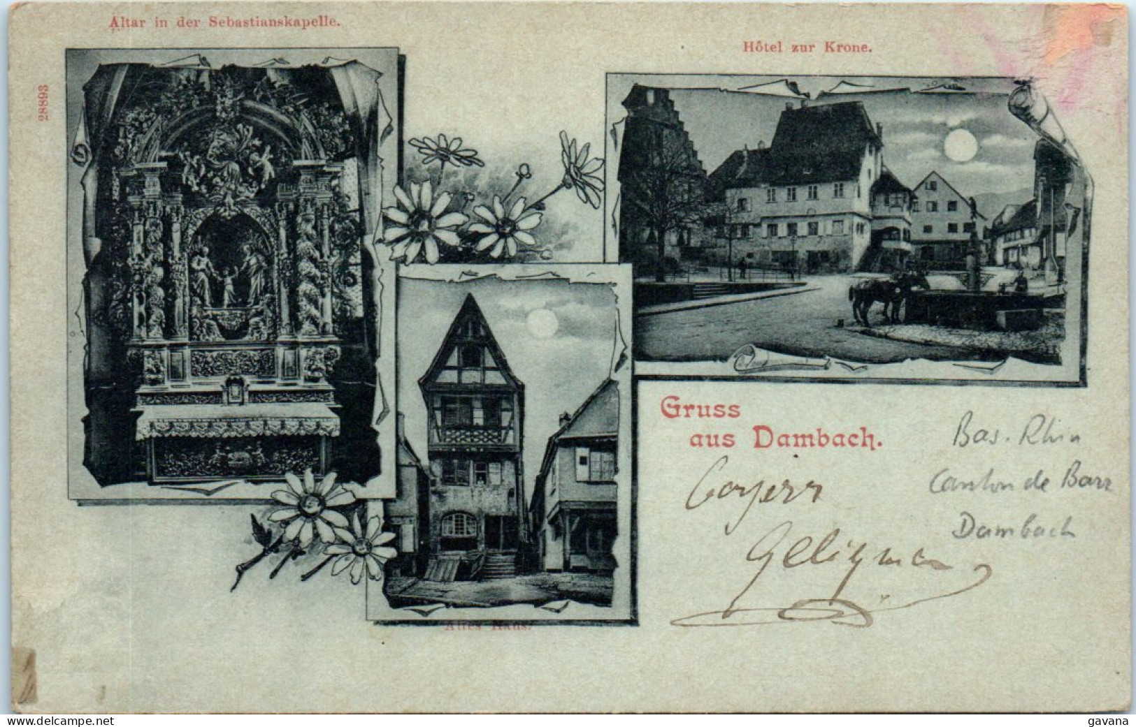 67 Gruss Aus DAMBACH - Hotel Zur Krone  - Dambach-la-ville