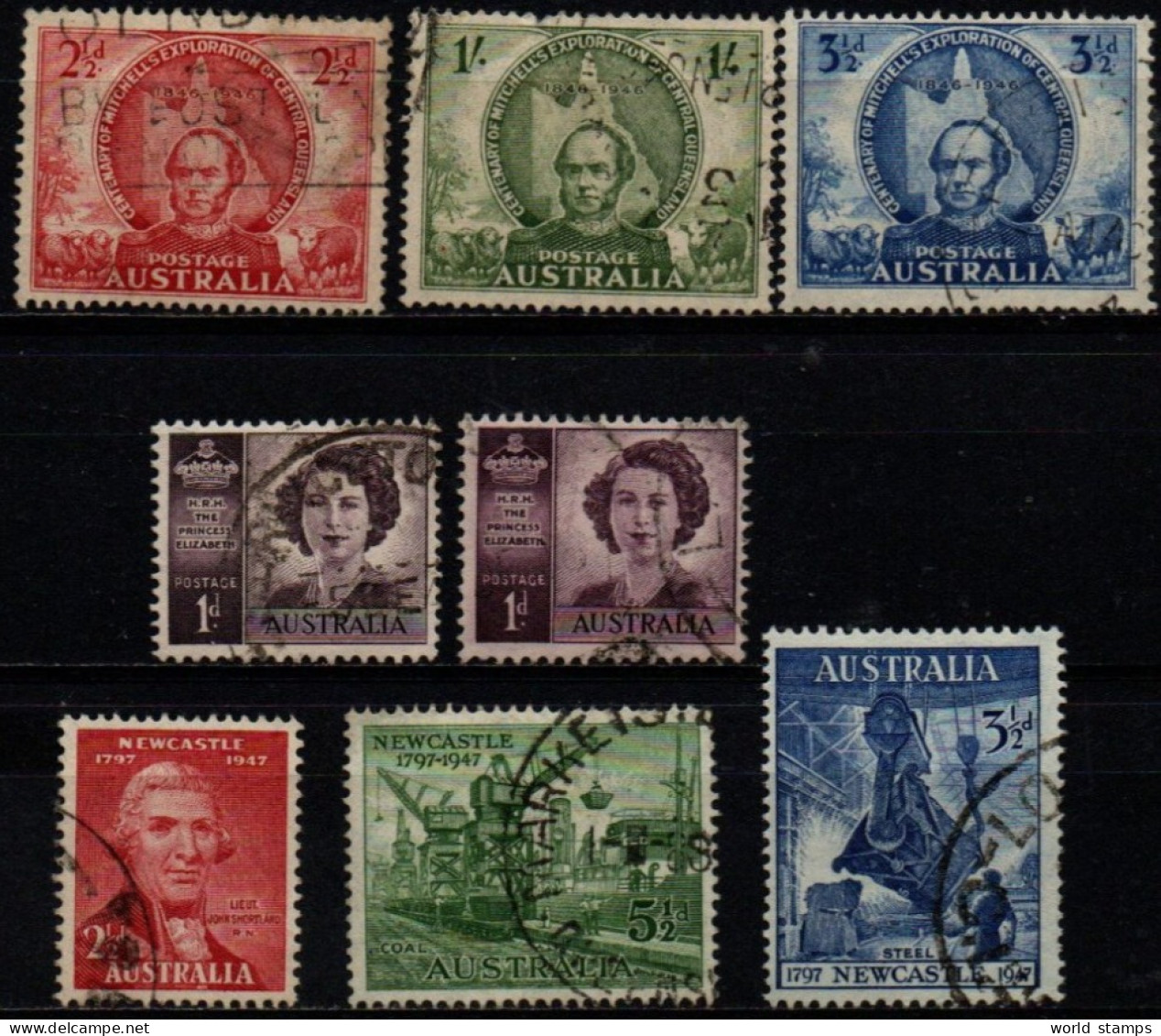 AUSTRALIE 1946-7 O - Used Stamps