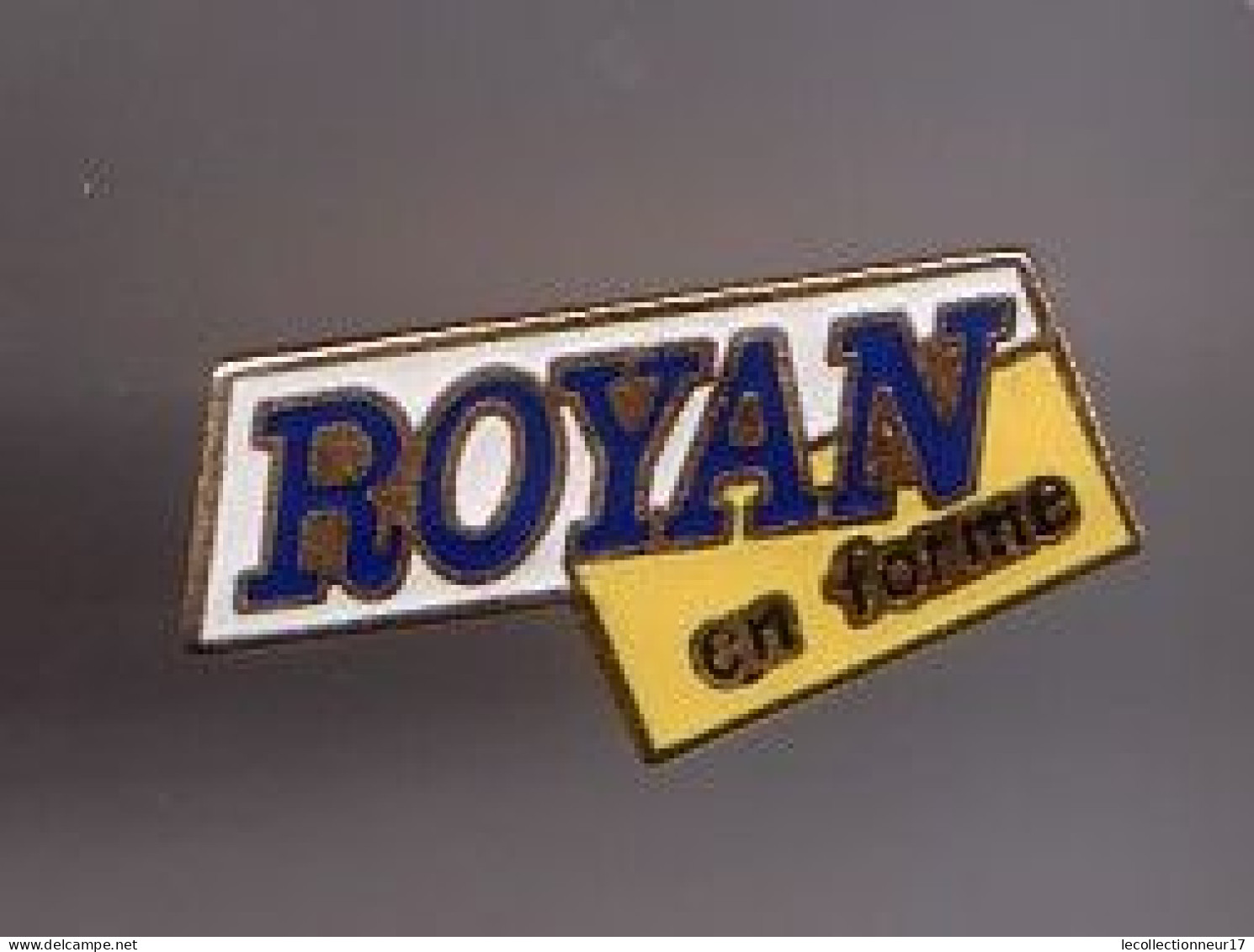 Pin's Royan En Forme En Charente Maritime Dpt 17 Réf 1435 - Ciudades