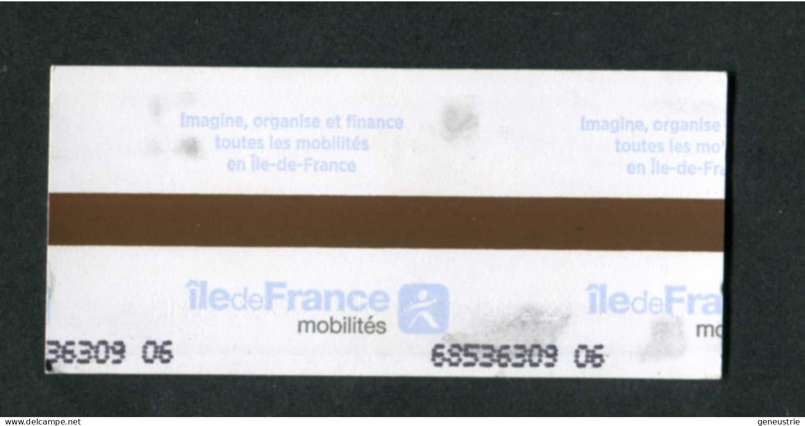 Ticket De Train - Orly Aéroport Paris - Orlyval "Ile-de-France-Mobilités" - Europe