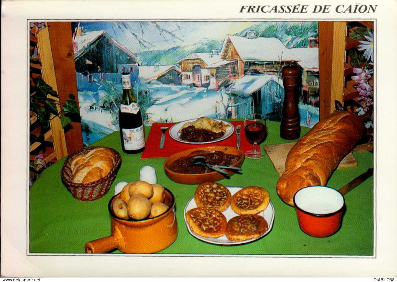 LA PELA . FRICASSEE DE CAION . LOT DE 2 CARTES - Ricette Di Cucina