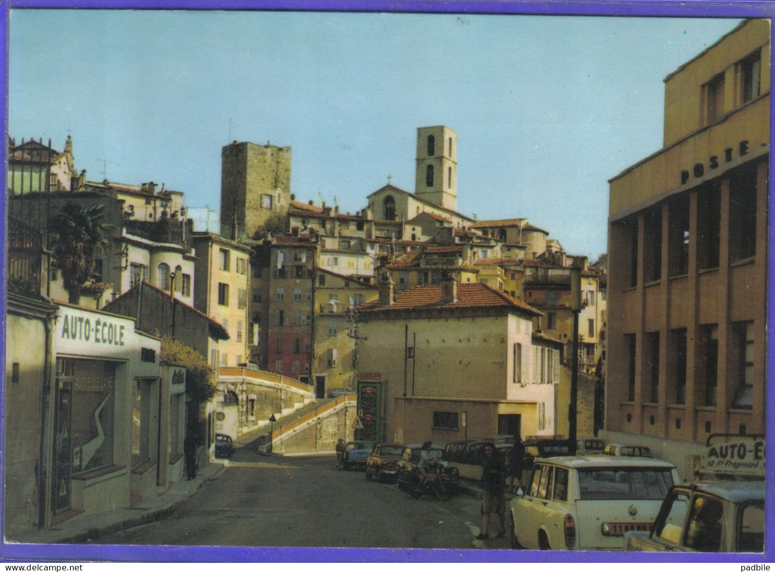 Carte Postale 06. Grasse  Auto-Ecole    Très Beau Plan - Grasse