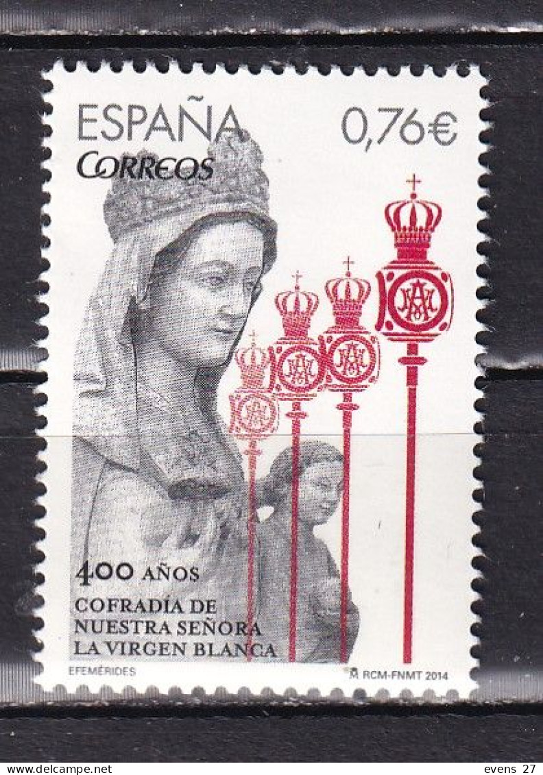 SPAIN-2014-PAINTING VIRGIN BLANCA-MNH - Ongebruikt