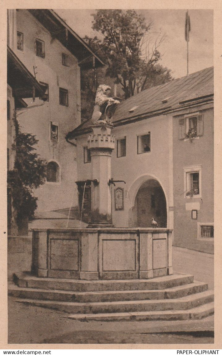 8240 BERCHTESGADEN, Marktbrunnen, 1921 - Berchtesgaden