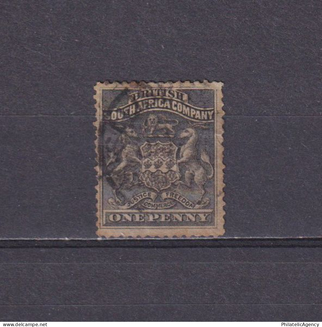 BRITISH SOUTH AFRICA COMPANY (RHODESIA) 1892, SG #1, Used - Rhodésie Du Sud (...-1964)