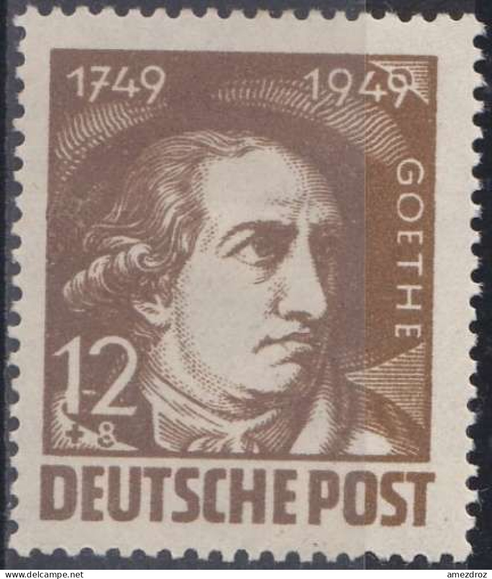 Allemagne Zone Russe 1949 N° 70 Goethe (H28) - Ungebraucht