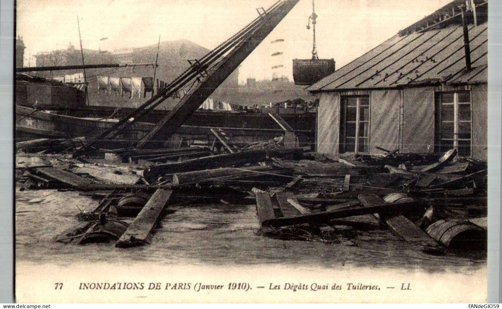 75] Paris > Inondations De 1910 /// 104 - De Overstroming Van 1910