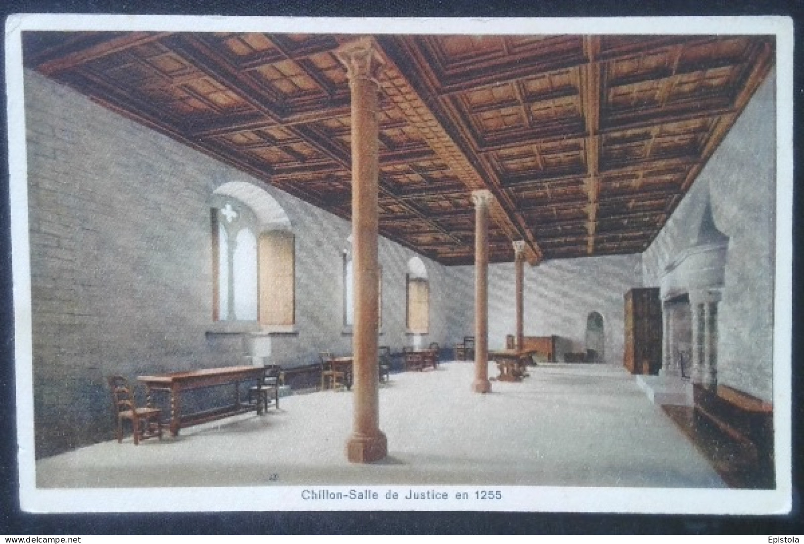 ► Veytaux (VD) - Chateau De Chillon: Salle De Justice (vers 1255) - Veytaux