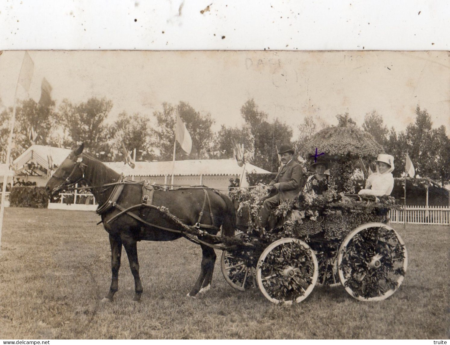 DANS LES VOSGES VITTEL ? HIPPODROME(  CARTE PHOTO ) - Autres & Non Classés