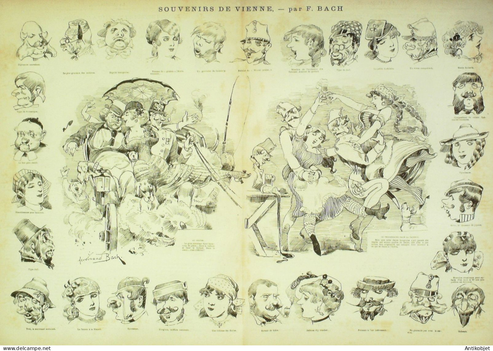La Caricature 1881 N°  78 Vienne Robida Barret Bach Fox - Magazines - Before 1900