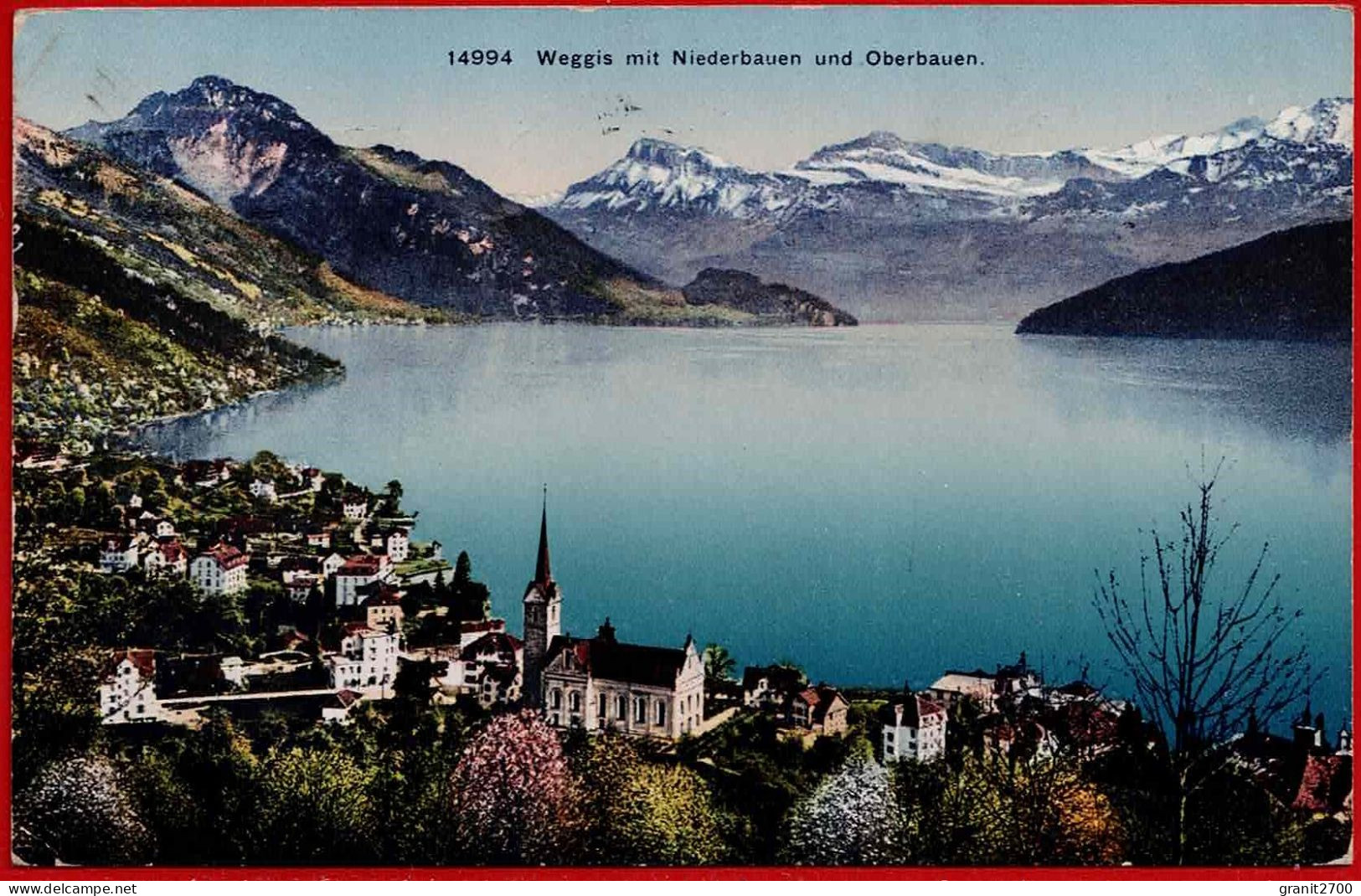 Weggis Mit Niederbauen Und Oberbauen. 1912 - Weggis