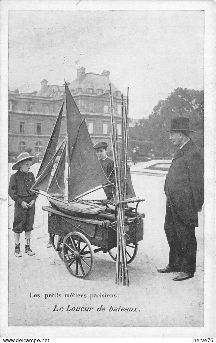 Les Petits Métiers Parisiens - Le Loueur De Bateaux - Ambachten In Parijs