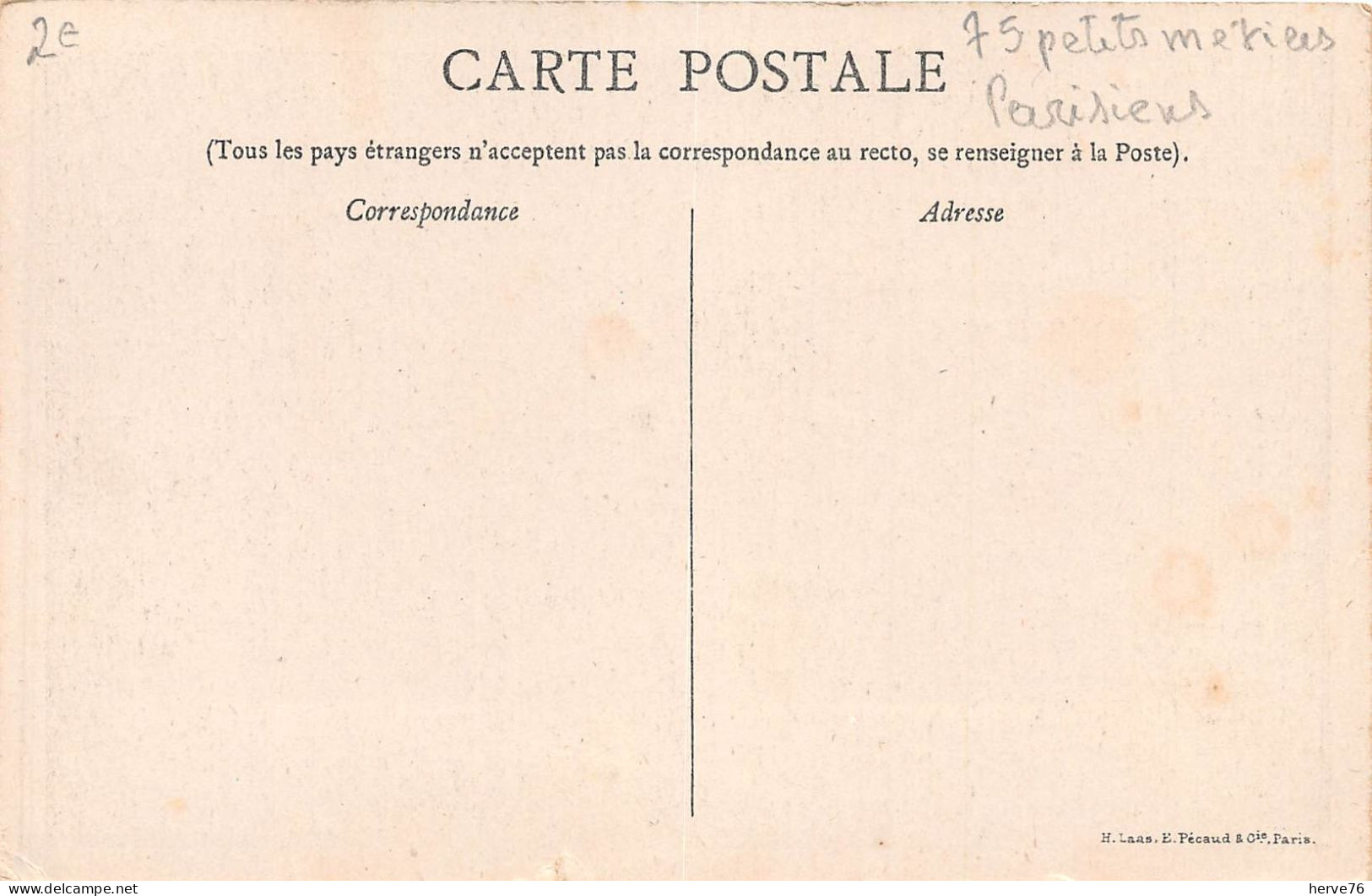 Les Petits Métiers Parisiens - Le Loueur De Bateaux - Ambachten In Parijs