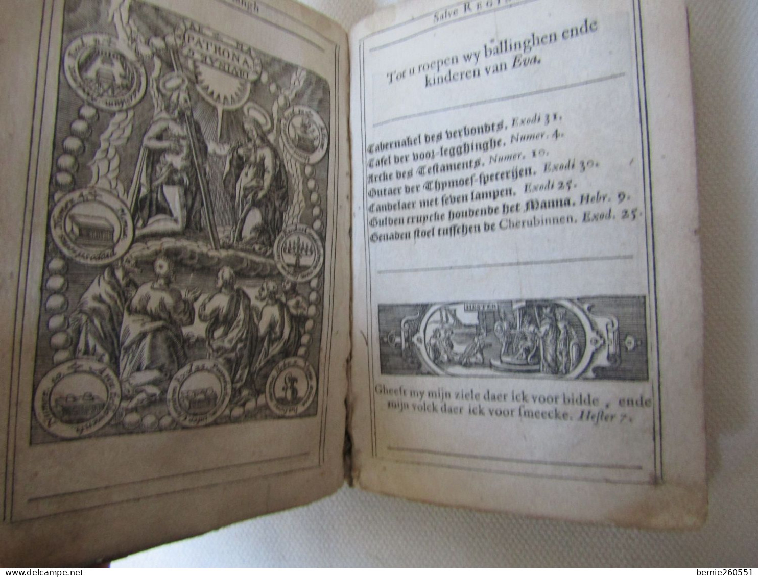 Antique Livre Moeder Godts De 1629, Vieux Flamand - Antiguos