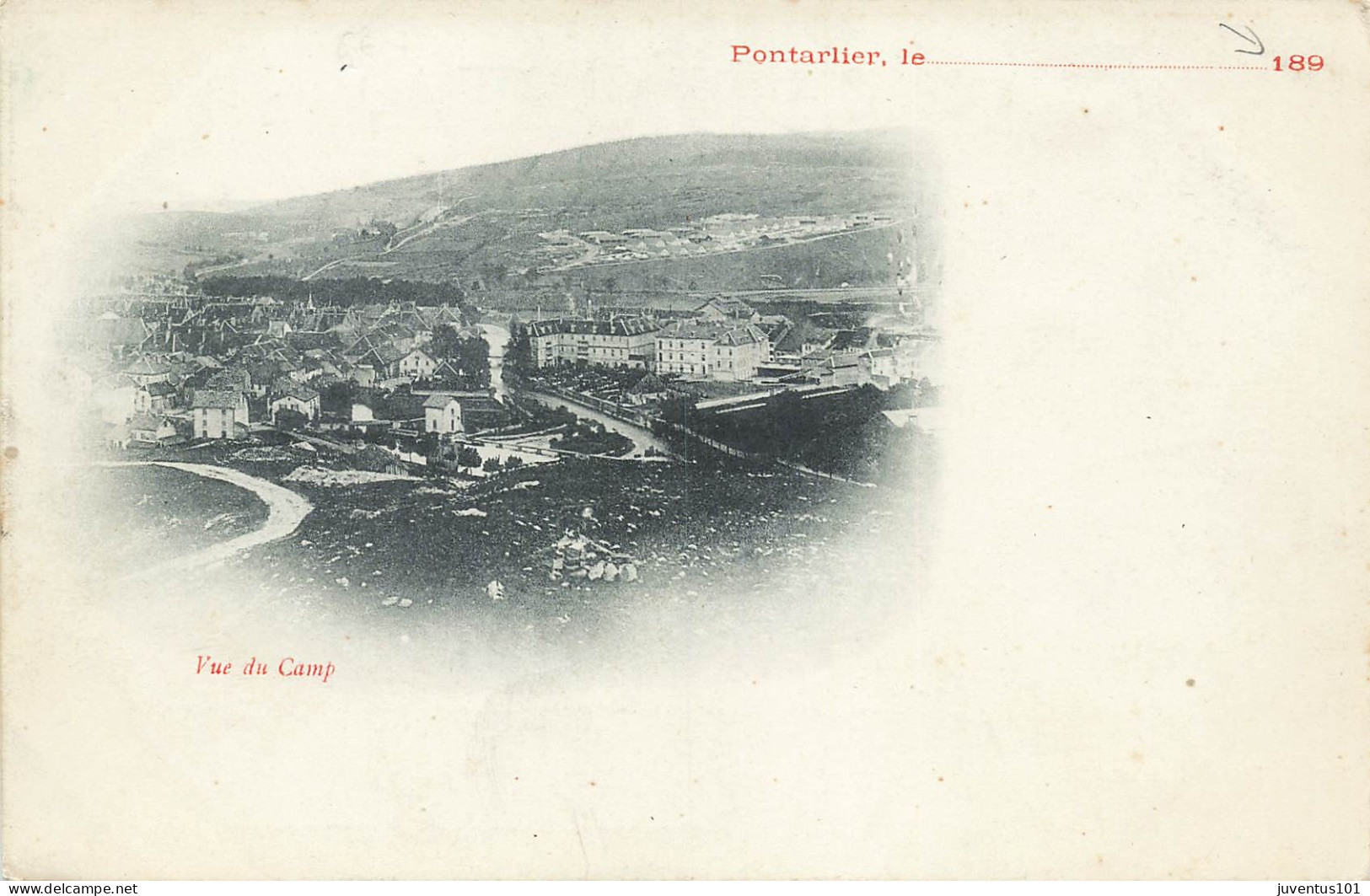 CPA Pontarlier,le....Vue Du Camp-RARE       L2868 - Pontarlier