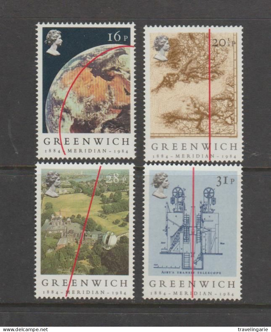 Great Britain 1984 Centenary Of The Greenwich Meridian MNH ** - Géographie