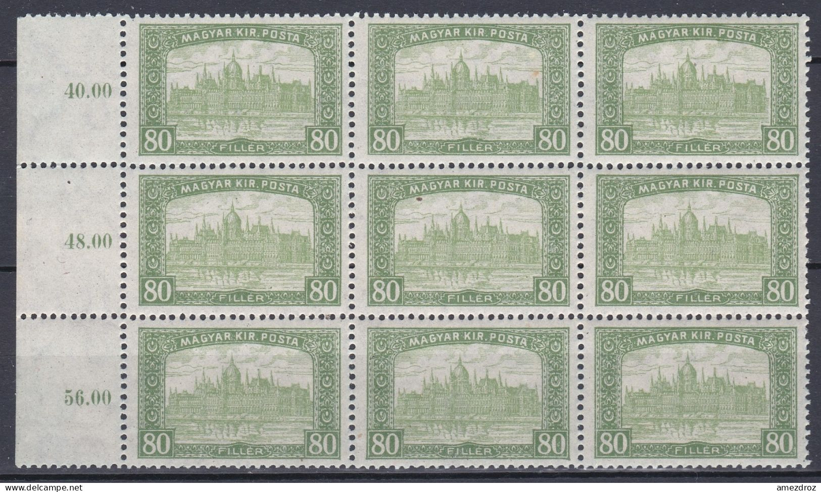 Hongrie 1917 Mi 202 NMH ** Palais Du Parlement (A11) - Nuevos