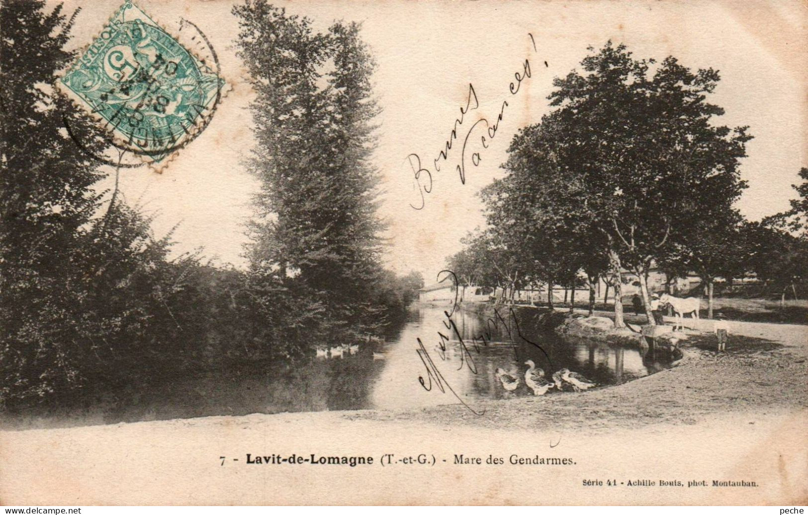 N°836 W -cpa Lavit -Mare Des Gendarmes- - Lavit