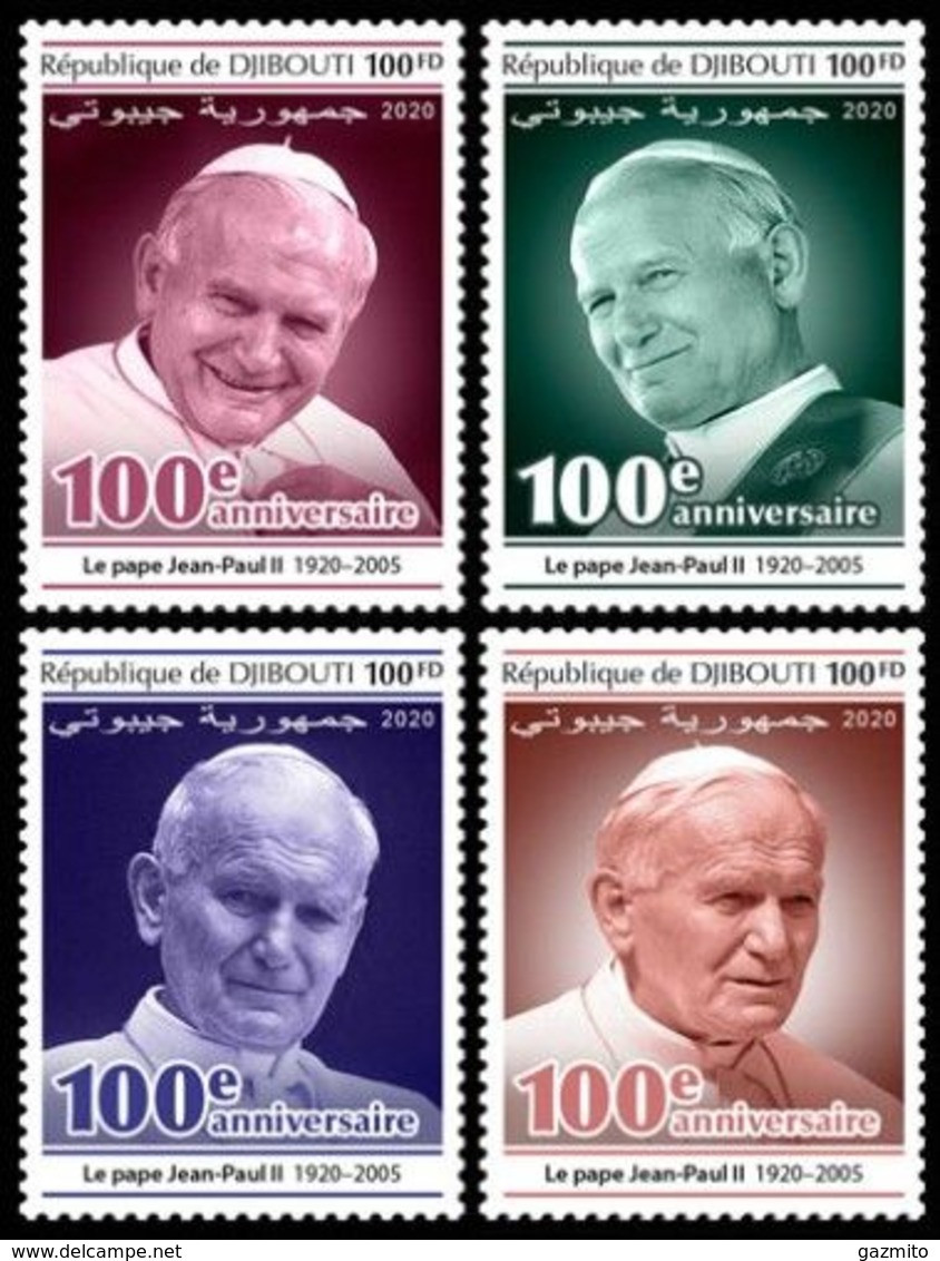 Djibouti 2020, Pope J. Paul II, 4val - Gibuti (1977-...)