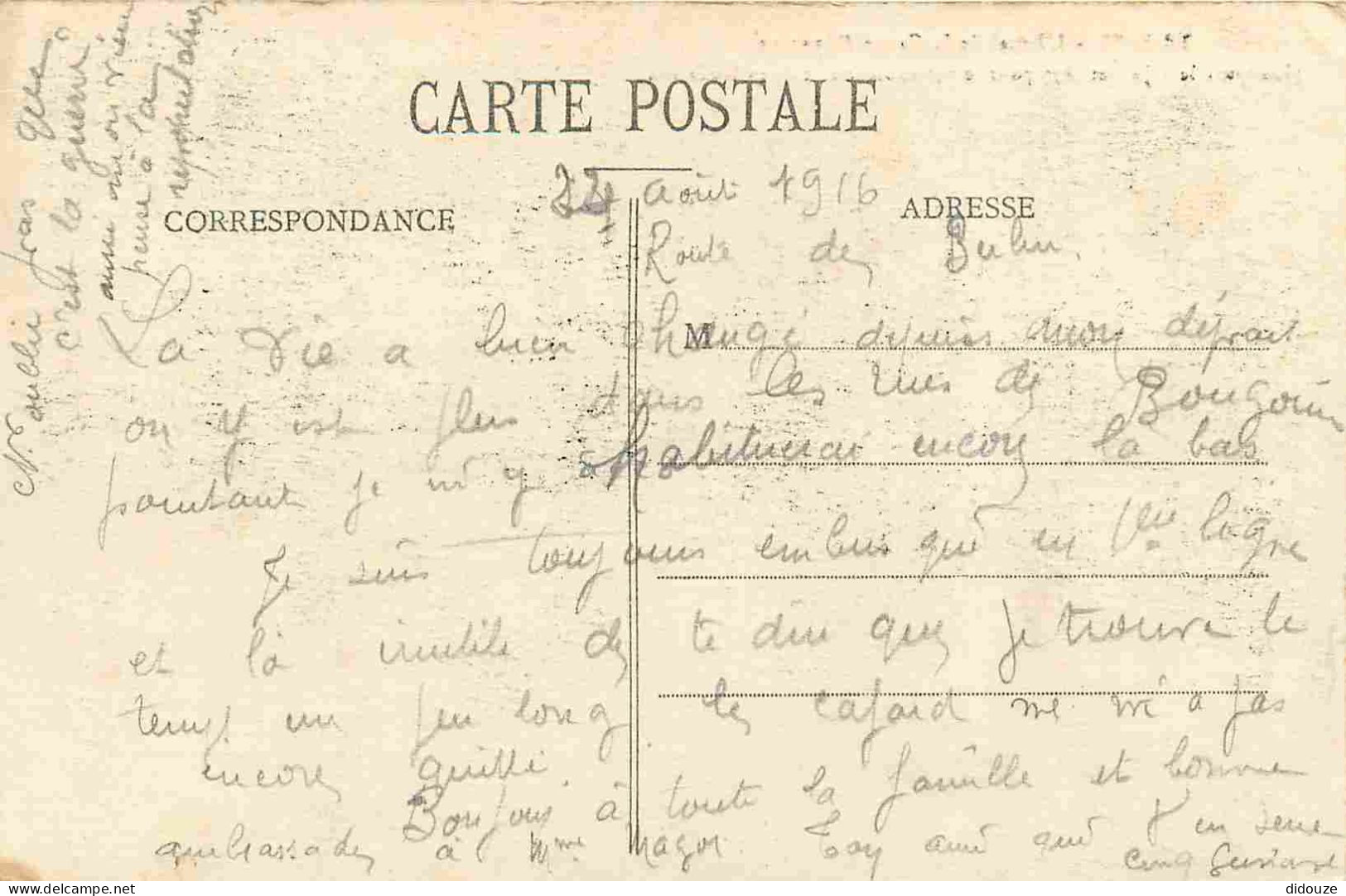 10 - Troyes - L'Hôtel De La Caisse D'Epargne - Correspondance - CPA - Voyagée En 1916 - Voir Scans Recto-Verso - Troyes