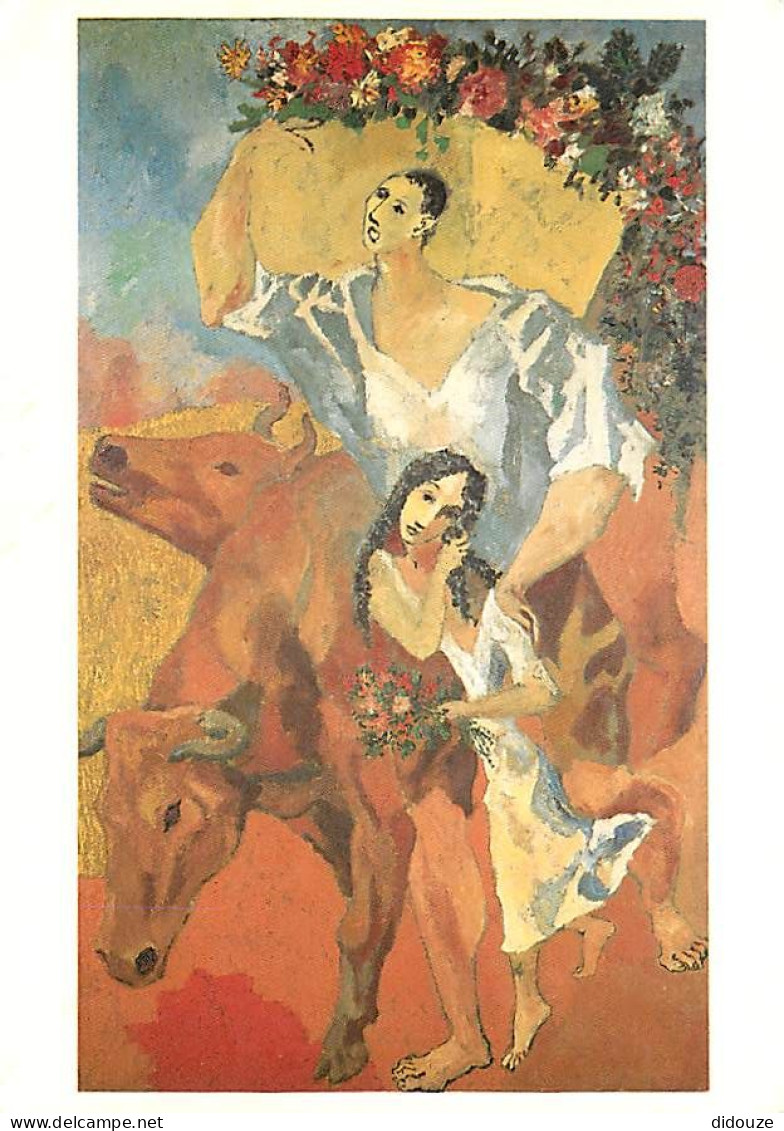 Art - Peinture - Pablo Picasso - Composition : Les Paysans, 1906 - CPM - Voir Scans Recto-Verso - Malerei & Gemälde