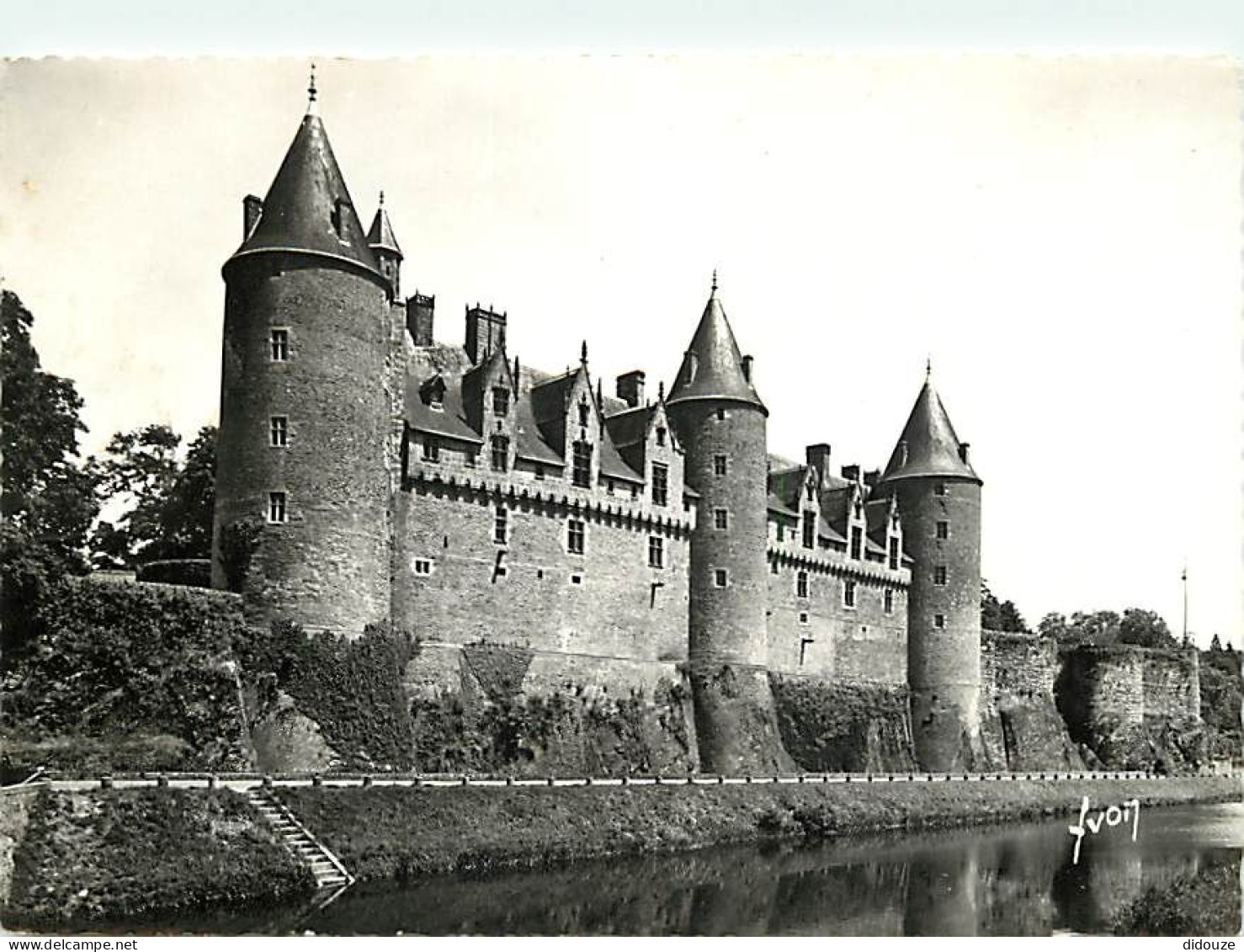 56 - Josselin - Le Château - Façade Occidentale - Mention Photographie Véritable - CPSM Grand Format - Carte Neuve - Voi - Josselin