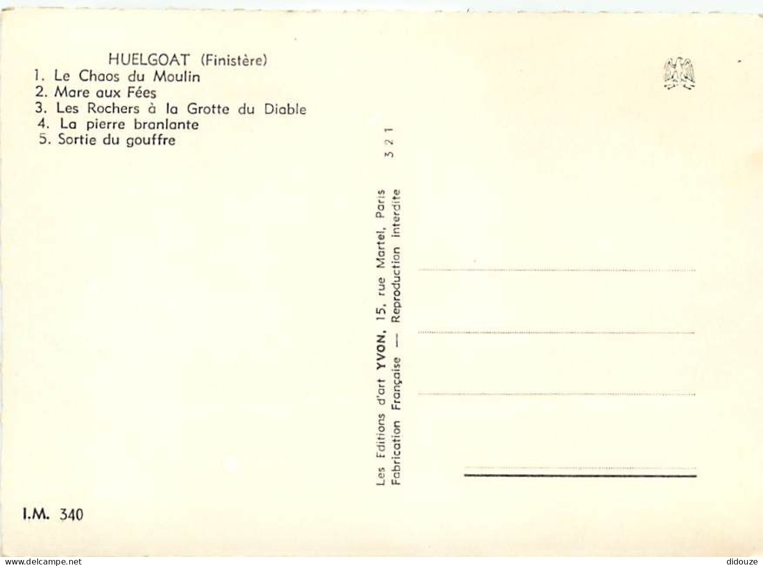 29 - Huelgoat - Multivues - CPSM Grand Format - Carte Neuve - Voir Scans Recto-Verso - Huelgoat