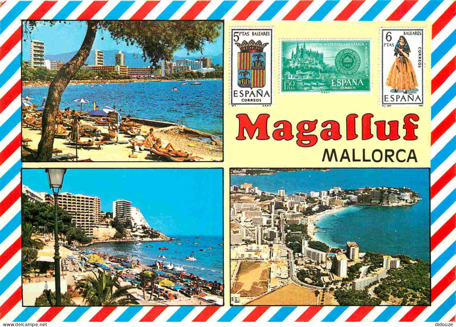 Espagne - Espana - Islas Baleares - Mallorca - Magalluf - Multivues - Immeubles - Architecture - CPM - Voir Scans Recto- - Mallorca