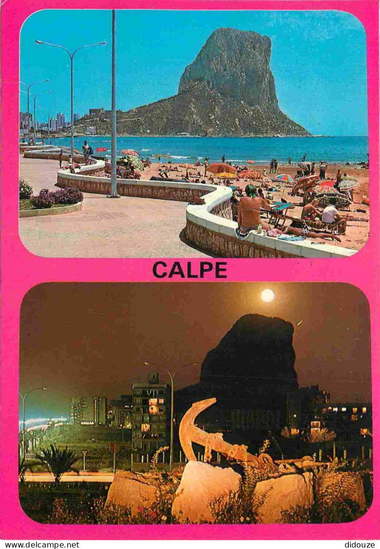 Espagne - Espana - Comunidad Valenciana - Calpe - Multivues - Playa - Plage - CPM - Voir Scans Recto-Verso - Alicante