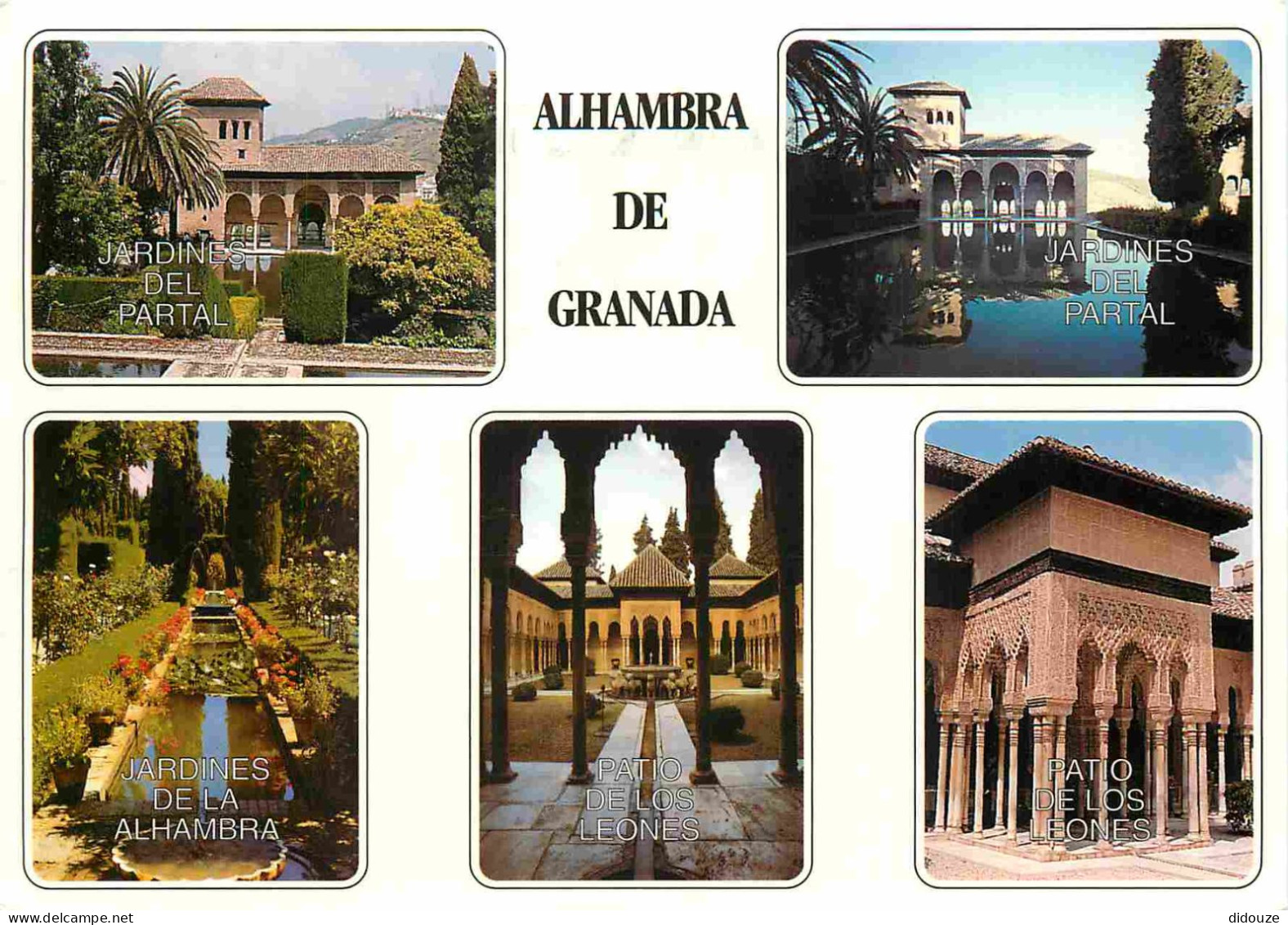 Espagne - Espana - Andalucia - Granada - Alhambra - Multivues - Espana - CPM - Voir Scans Recto-Verso - Granada