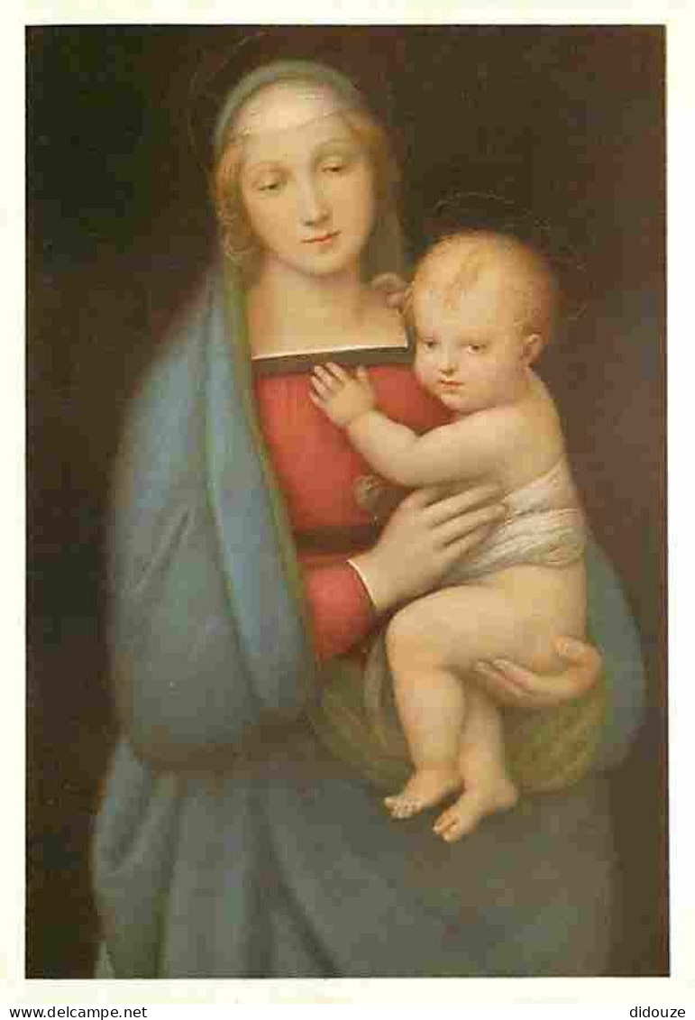 Art - Peinture Religieuse - Raffaello - Madonna Del Granduca - Firenze - Galleria Pitti - CPM - Voir Scans Recto-Verso - Paintings, Stained Glasses & Statues