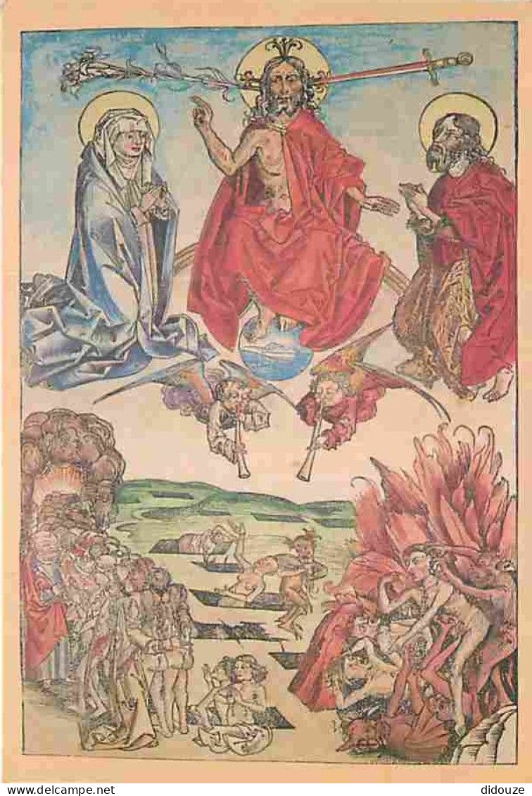 Art - Peinture Religieuse - La Chronique De Nuremberg - Le Jugement Dernier - CPM - Voir Scans Recto-Verso - Paintings, Stained Glasses & Statues