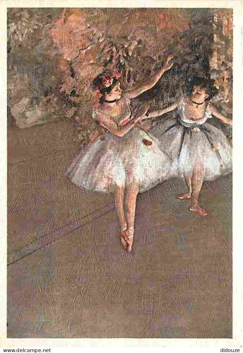 Art - Peinture - Edgar Degas - Répétition De Ballet - CPM - Voir Scans Recto-Verso - Malerei & Gemälde