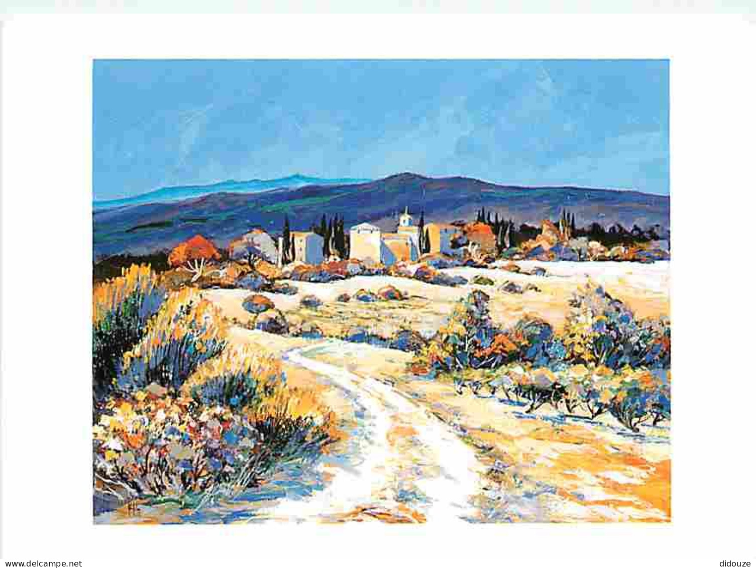 Art - Peinture - Kerfily - Sentier En Provence - CPM - Voir Scans Recto-Verso - Pintura & Cuadros