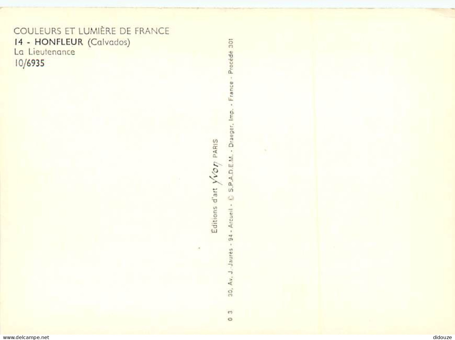 14 - Honfleur - La Lieutenance - Bateaux - Carte Neuve - CPM - Voir Scans Recto-Verso - Honfleur