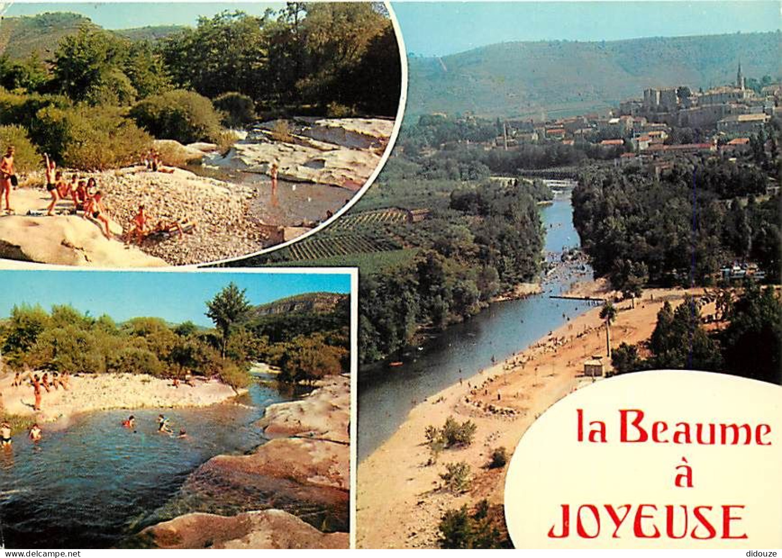 07 - Joyeuse - Vallée De La Beaume - Multivues - CPM - Voir Scans Recto-Verso - Joyeuse