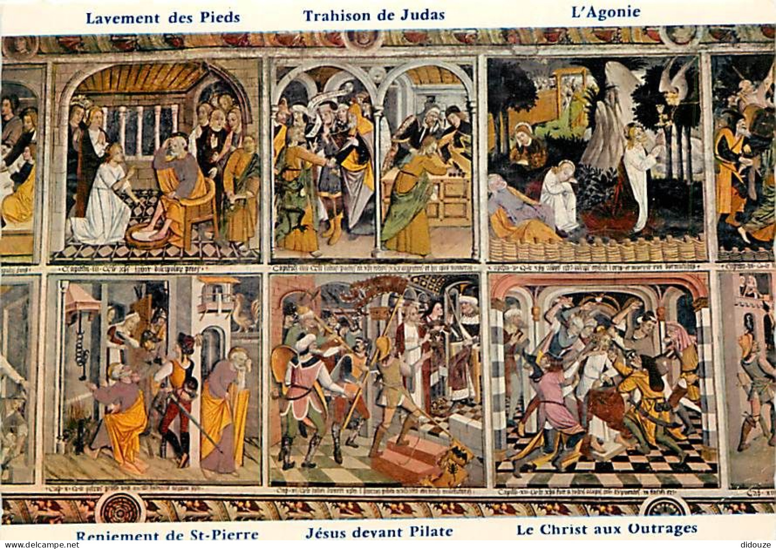 06 - La Brigue - La Chapelle Notre Dame Des Fontaines - Fresques De J. Canavesio - XV Siècle - Art Peinture Religieuse - - Autres & Non Classés