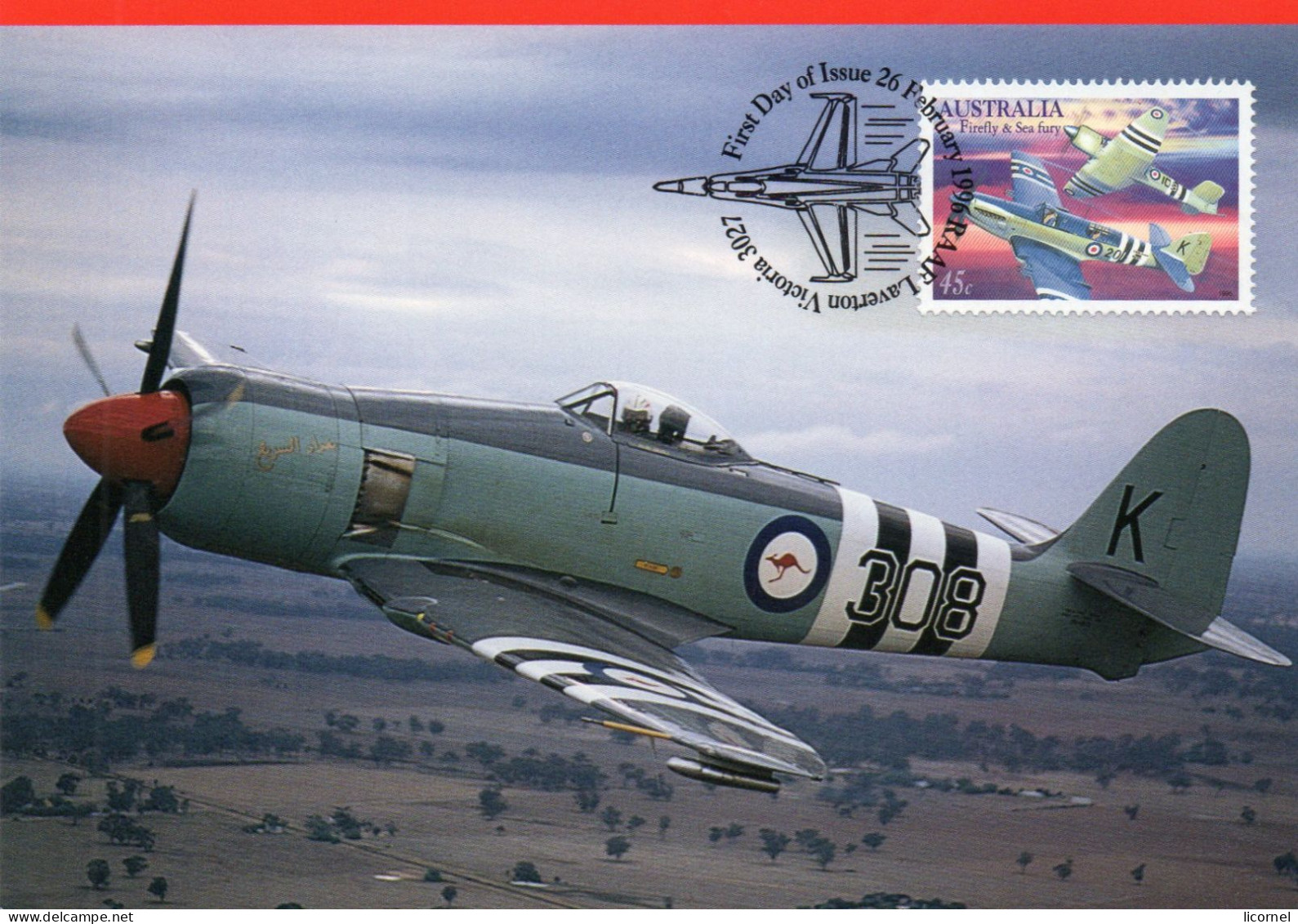 Australie : Carte Maxi 1er Jour 1996 RAAF LAVERTON VICTORIA 3027 - Ersttagsbelege (FDC)