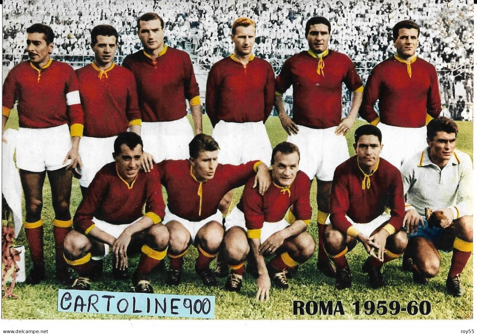 Sport Calcio Squadra Calcio A C Roma Anno 1959 60 (fotografia Del 2007) - Fussball