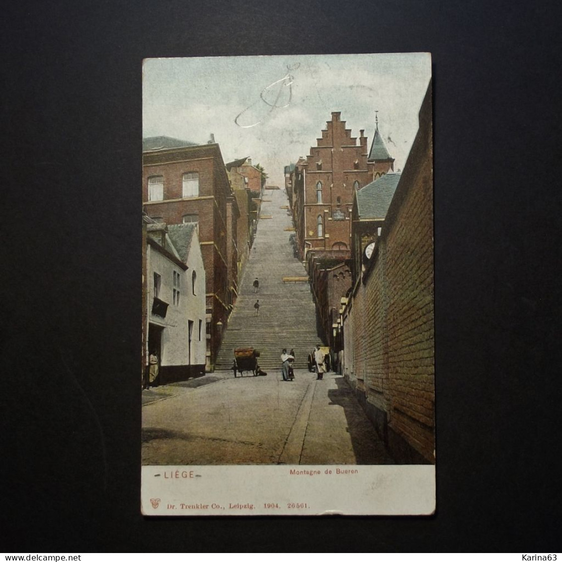 België - Belgique - Liège - Luik - La Montagne De Bueren - Cercle Bueren  - Used Card 1905 - Liège