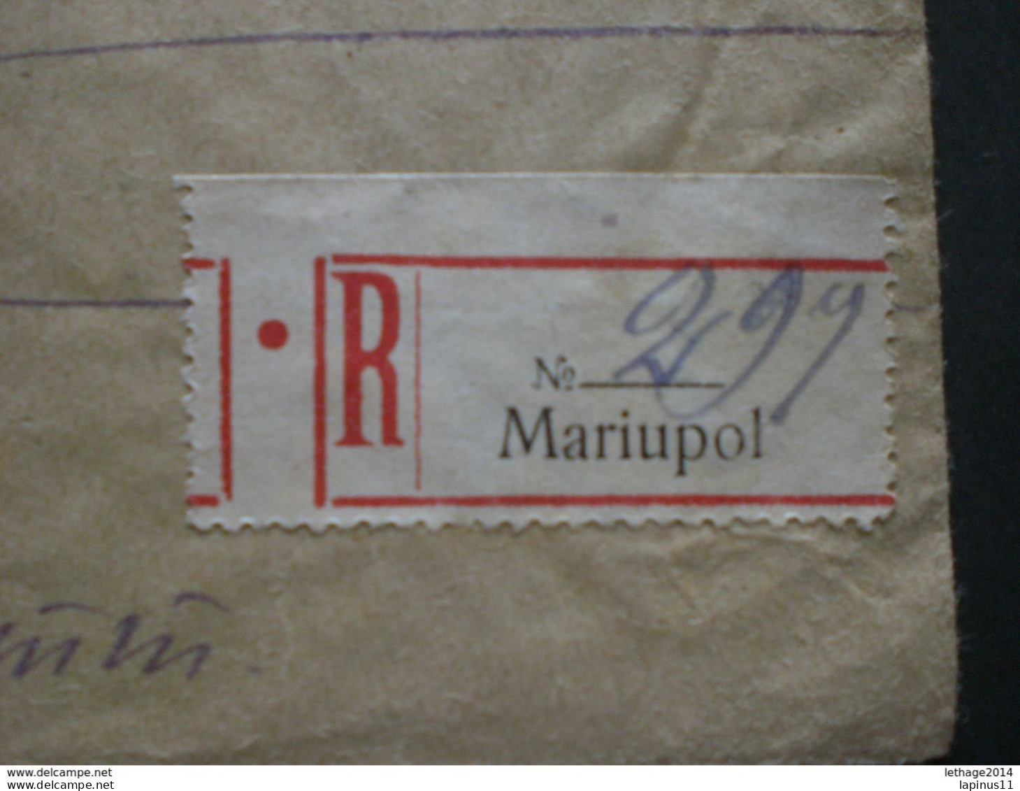 RUSSIA RUSSIE РОССИЯ STAMPS COVER 1923 REGISTER MAIL RUSSLAND TO ITALY OVER STAMPS RRR RIF. TAGG (178) - Brieven En Documenten