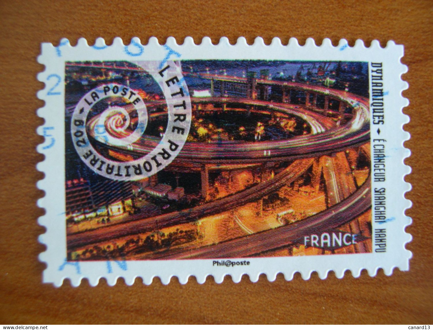 France Obl   N° 932  Cachet Rond Bleu - Oblitérés