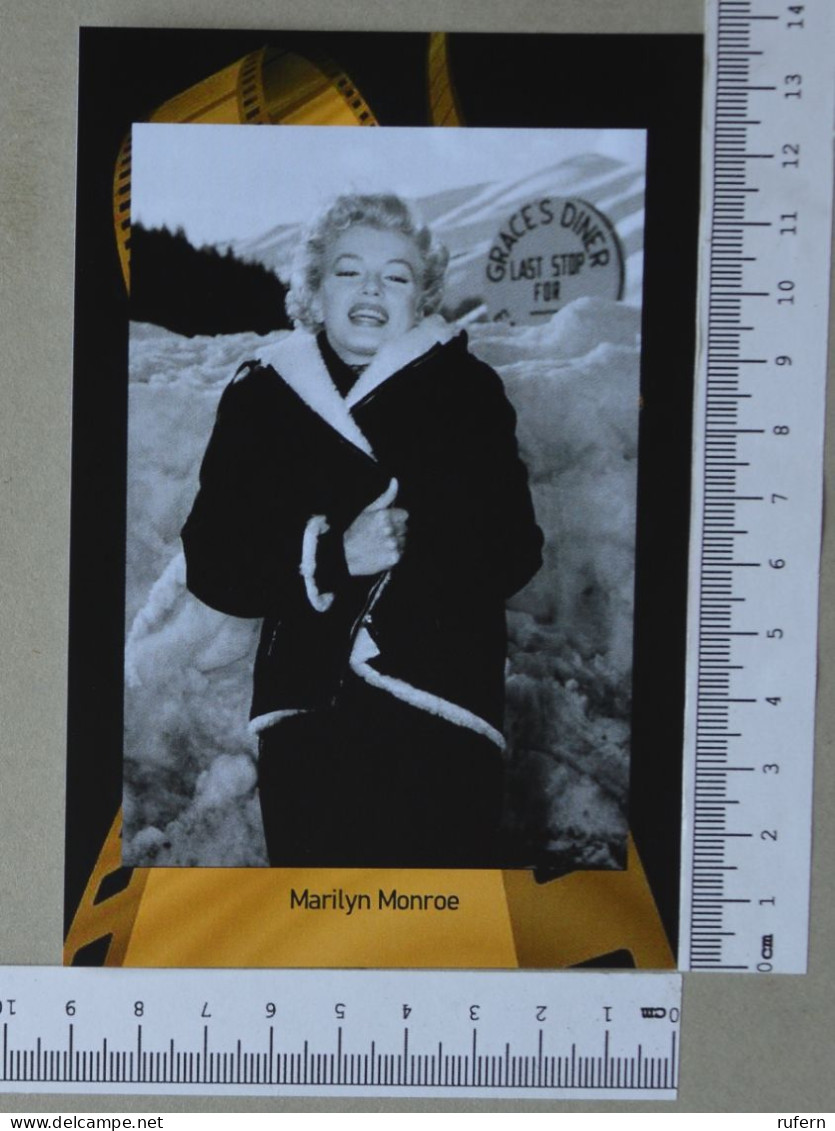 POSTCARD  - MARILYN MONROE - LE MONDE DU CINEMÁ - 2 SCANS  - (Nº58988) - Acteurs