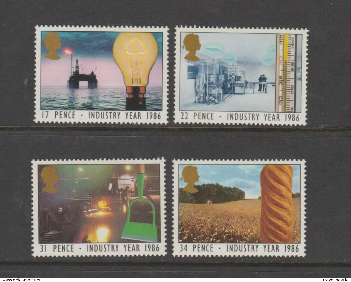 Great Britain 1986 Industry Year MNH ** - Unused Stamps