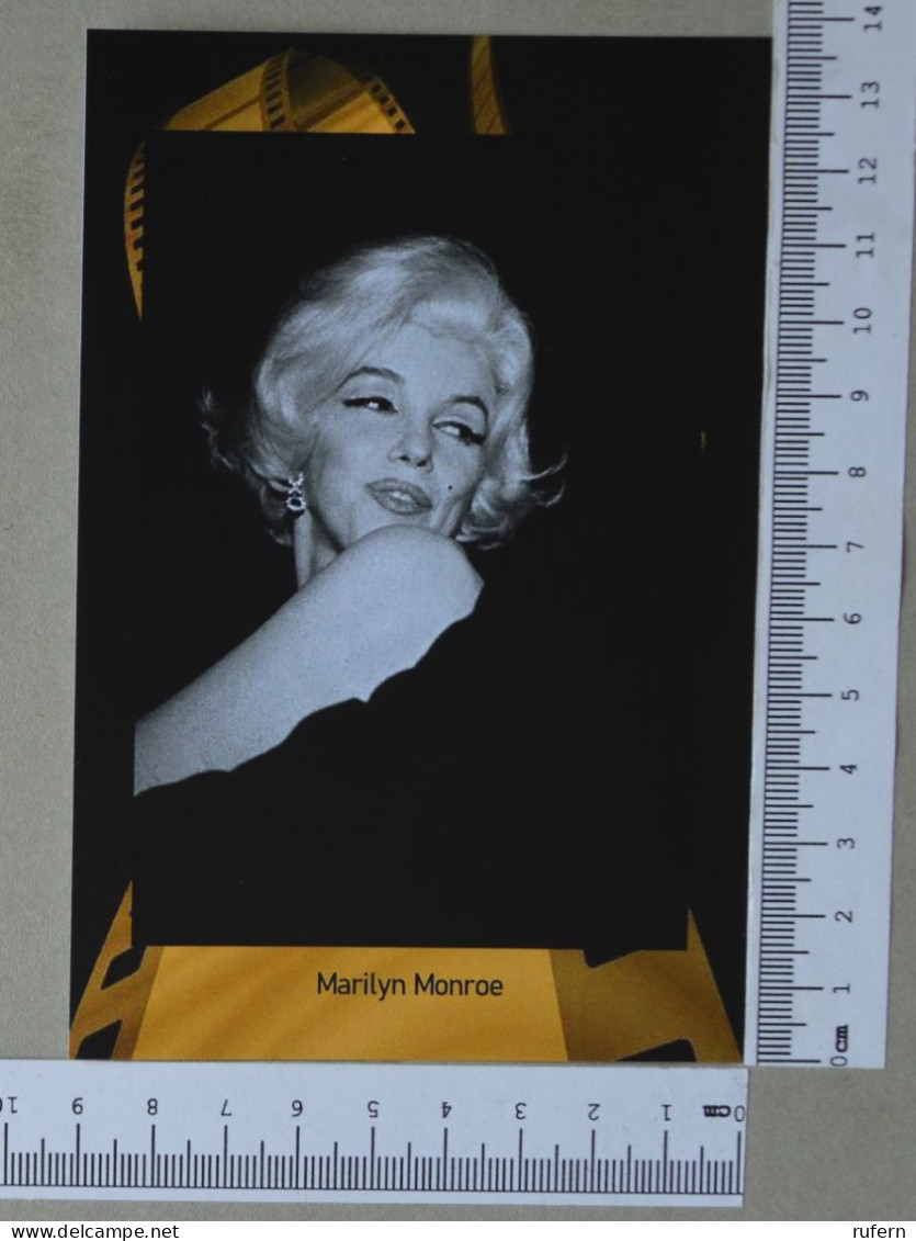 POSTCARD  - MARILYN MONROE - LE MONDE DU CINEMÁ - 2 SCANS  - (Nº58990) - Acteurs